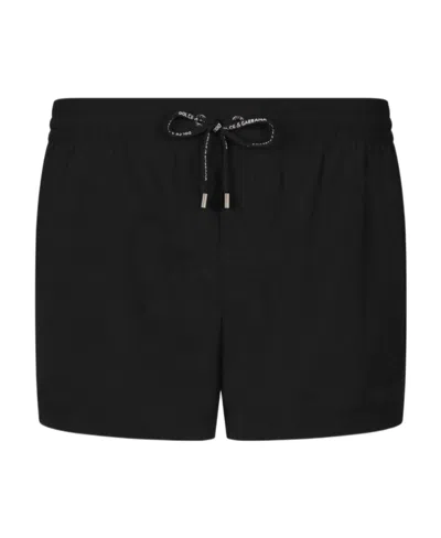 DOLCE & GABBANA DOLCE  GABBANA ELASTICATED DRAWSTRING WAIST SWIM SHORTS