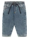 Dolce & Gabbana Drawstring Jeans In Blue