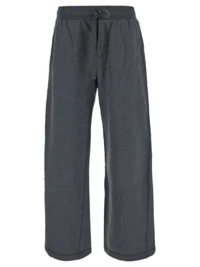 Dolce & Gabbana Drawstring Jogging Pants In Grey