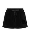 Dolce & Gabbana Drawstring-fastening Waist Shorts In Black