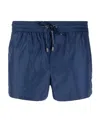 Dolce & Gabbana Men's Navy Brand-plaque Regular-fit Swim Shorts In Blue