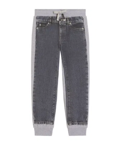 Dolce & Gabbana Kids' Drawstring Pants In Gray