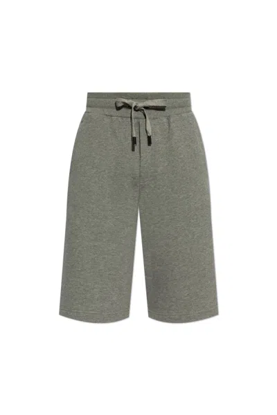 Dolce & Gabbana Drawstring Shorts In Gray