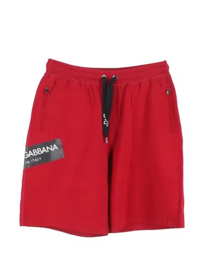 Pre-owned Dolce & Gabbana Drawstring Shorts In Red