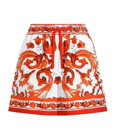 Dolce & Gabbana Drawstring Shorts In Multi