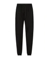 Dolce & Gabbana Waist Drawstring Relaxed Fit Trousers In Black