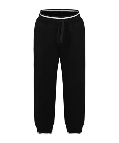 Dolce & Gabbana Drawstring Sweatpants In Black