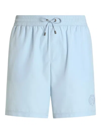 Dolce & Gabbana Drawstring Swim Shorts In Blue