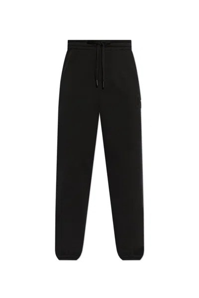 Dolce & Gabbana Drawstring Track Pants In Black