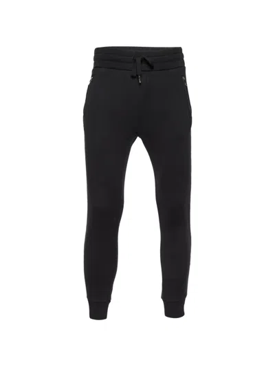 Pre-owned Dolce & Gabbana Drawstring Track Pants In Black