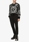 Dolce & Gabbana Drawstring Track Pants In Black