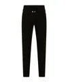 Dolce & Gabbana Logo Zipper Detail Sweatpants In Black