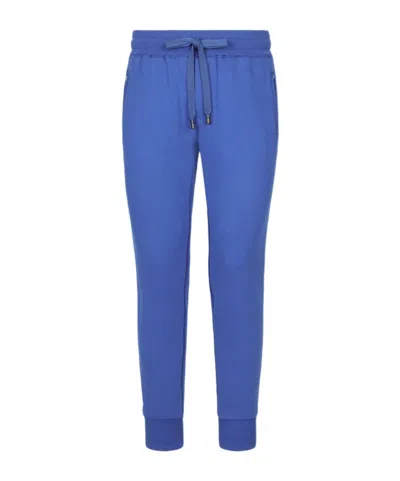 Dolce & Gabbana Drawstring Track Pants In Blue