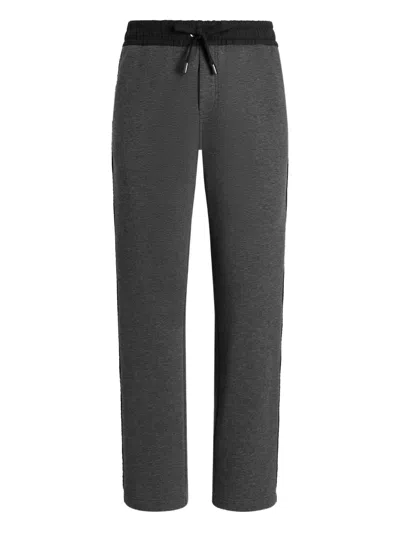Dolce & Gabbana Drawstring Track Pants In Gray