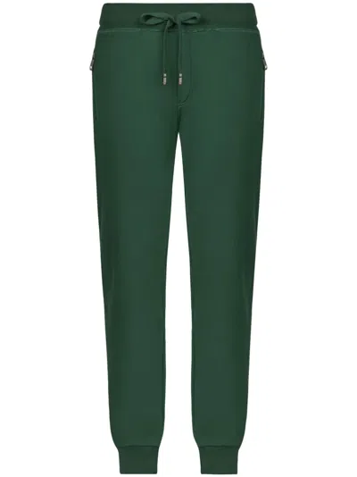 Dolce & Gabbana Drawstring Track Pants In Green