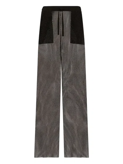 Dolce & Gabbana Drawstring Trousers In Black