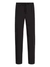 Dolce & Gabbana Straight Leg Trousers Crease Detailing Pockets In Blue