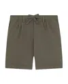 Dolce & Gabbana Drawstring-waist Cotton Shorts In Green