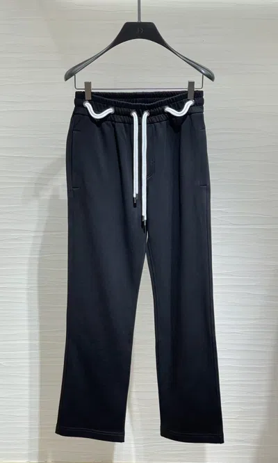 Dolce & Gabbana Drawstring-waist Track Pants In Blue