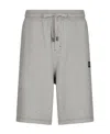 Dolce & Gabbana Drawstring-waist Track Shorts In Gray