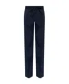Dolce & Gabbana Drawstring-waist Wide-leg Trousers In Black