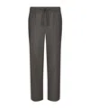 Dolce & Gabbana Wool Jogging Pants In Black