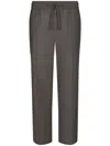 Dolce & Gabbana Wool Jogging Pants In Grey