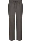 Dolce & Gabbana Wool Jogging Pants In Grey