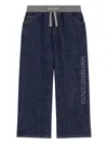 Dolce & Gabbana Drawstring-waistband Jeans In Blue