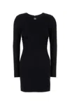 Dolce & Gabbana Short Milano Rib Dress With Dg Logo