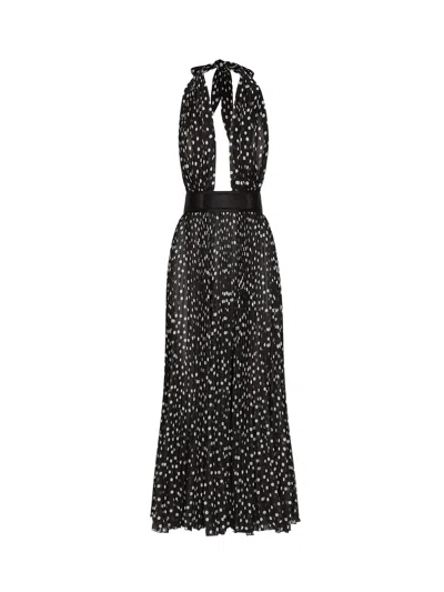 Dolce & Gabbana Dress In Black/white