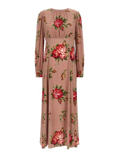 Dolce & Gabbana Dress In Brown