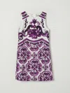 Dolce & Gabbana Dress  Kids Color Multicolor In Purple