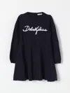 Dolce & Gabbana Dress  Kids Color Navy In Navy