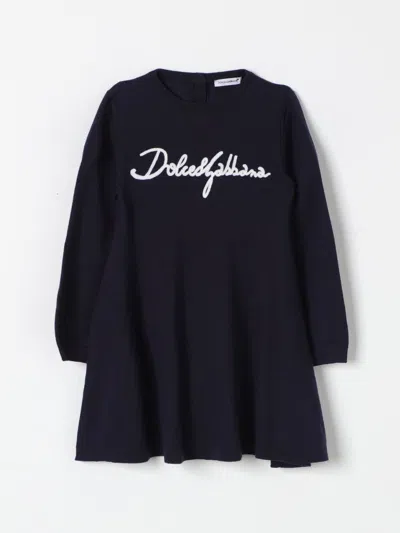 Dolce & Gabbana Dress  Kids Color Navy