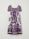 Dolce & Gabbana Dress  Kids Color Violet In Multi