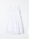 DOLCE & GABBANA DRESS DOLCE & GABBANA KIDS COLOR WHITE,F84740001