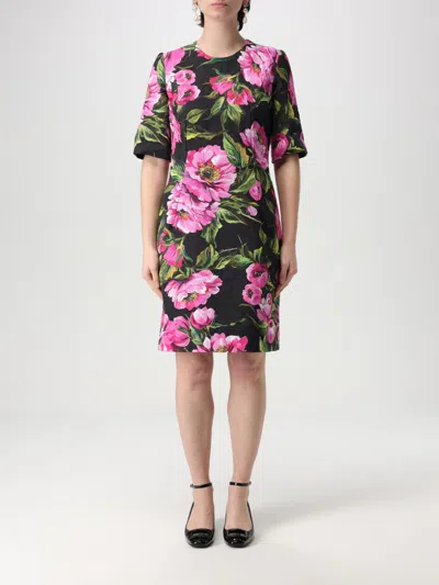 DOLCE & GABBANA DRESS DOLCE & GABBANA WOMAN COLOR PEONY,G45121088