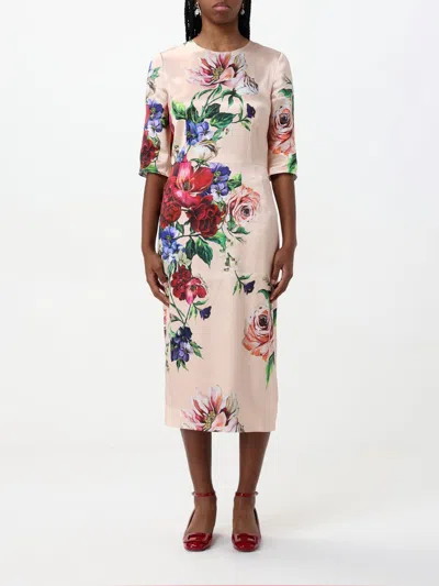 DOLCE & GABBANA DRESS DOLCE & GABBANA WOMAN COLOR PINK,G69791010