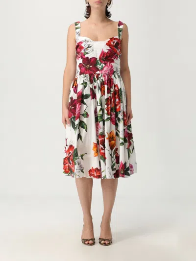 DOLCE & GABBANA DRESS DOLCE & GABBANA WOMAN COLOR WHITE,H20346001