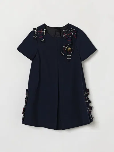 Dolce & Gabbana Dress Kids Color Blue
