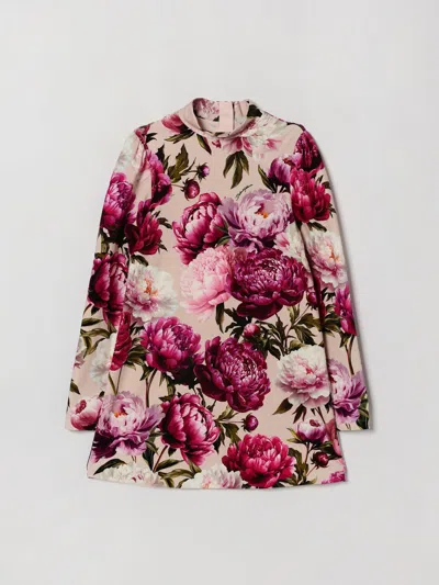 Dolce & Gabbana Dress Kids Color Pink In Multi