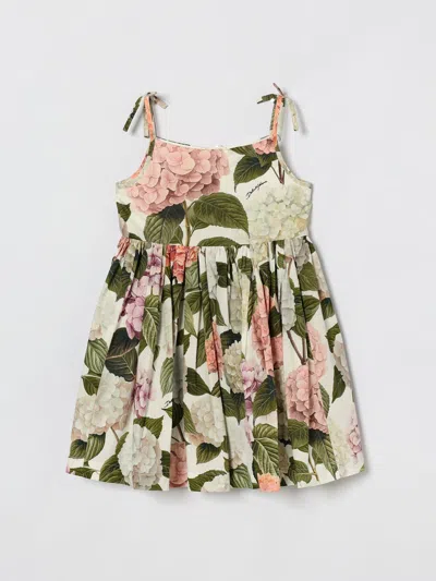 Dolce & Gabbana Dress  Kids Color White In Green