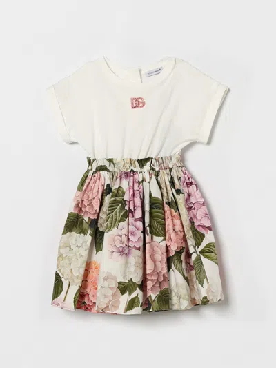 Dolce & Gabbana Dress Kids  In White