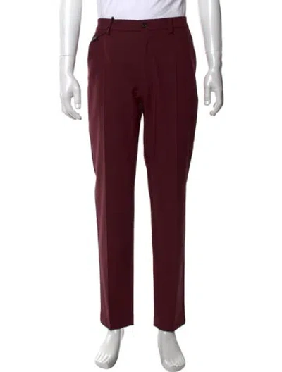 Pre-owned Dolce & Gabbana Dress Pants W/ Tags In Red
