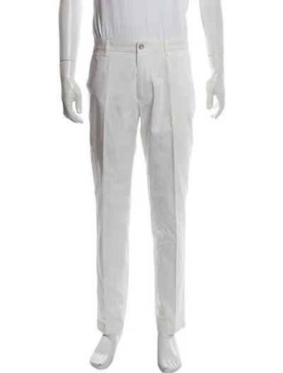 Pre-owned Dolce & Gabbana Dress Pants In White