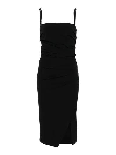 DOLCE & GABBANA VESTIDO MIDI - NEGRO