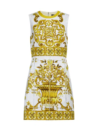 Dolce & Gabbana Dress In Yellow | ModeSens