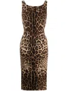 Dolce & Gabbana Logo Sleeveless Dress
