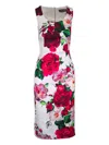 Dolce & Gabbana White Dress With Floral Print